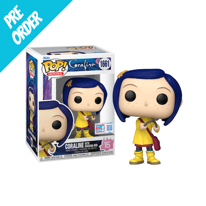 Funko POP Coraline Coraline With Dowsing Rod Fall Convention 2024